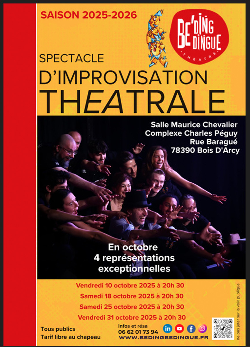 Théâtre d'impro - octobre 2025